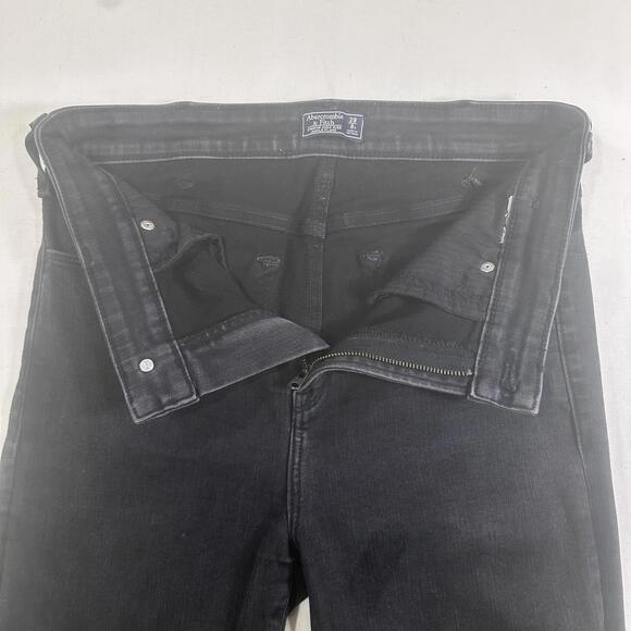 Abercrombie & Fitch Women's Simone High Rise Ankle Flare Denim Jeans Size 29/8R - Picture 4 of 9